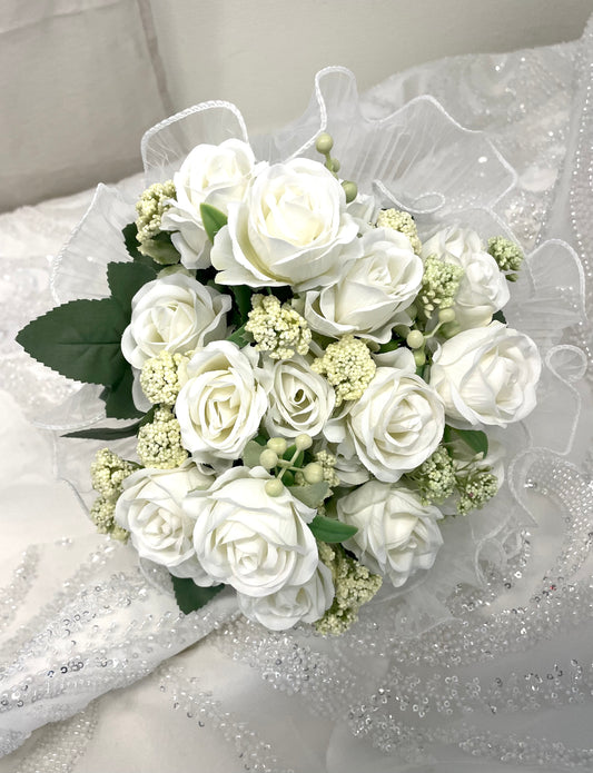 Brudbukett ros