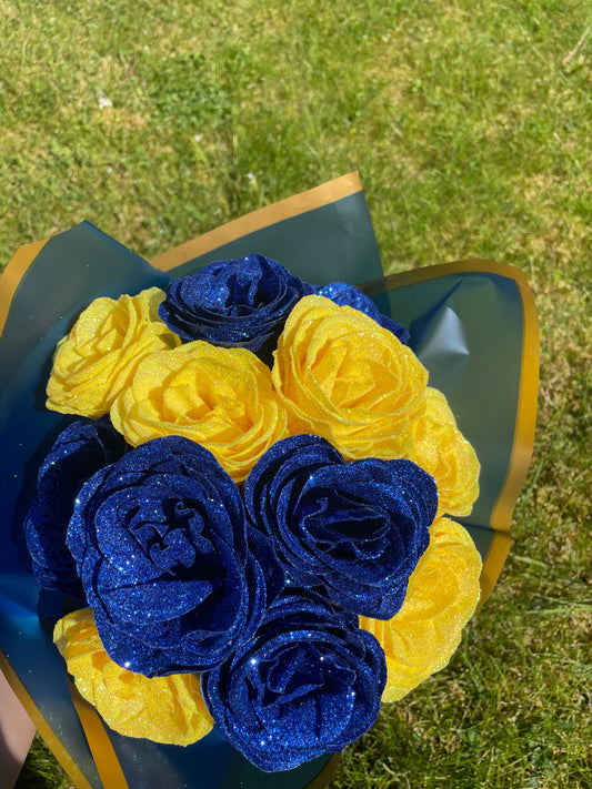 Bukett - gul och blå 💙💛